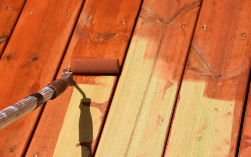 Star painter and decorator - exterior deck painting